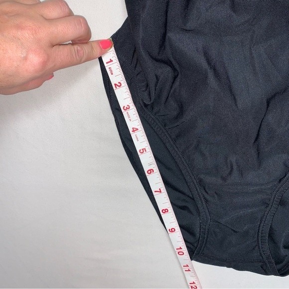 Waterpro Black Swimsuit Bathing suit Women’s 36 One Piece Competition Team Pool - Picture 9 of 13